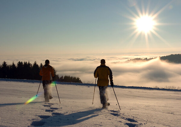 Schneeschuhwandern im Bayerischen Wald
